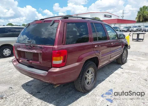 2000 Jeep Grand Cherokee Limited z USA, uszkodzony, nr VIN 1J4G258S4YC381030